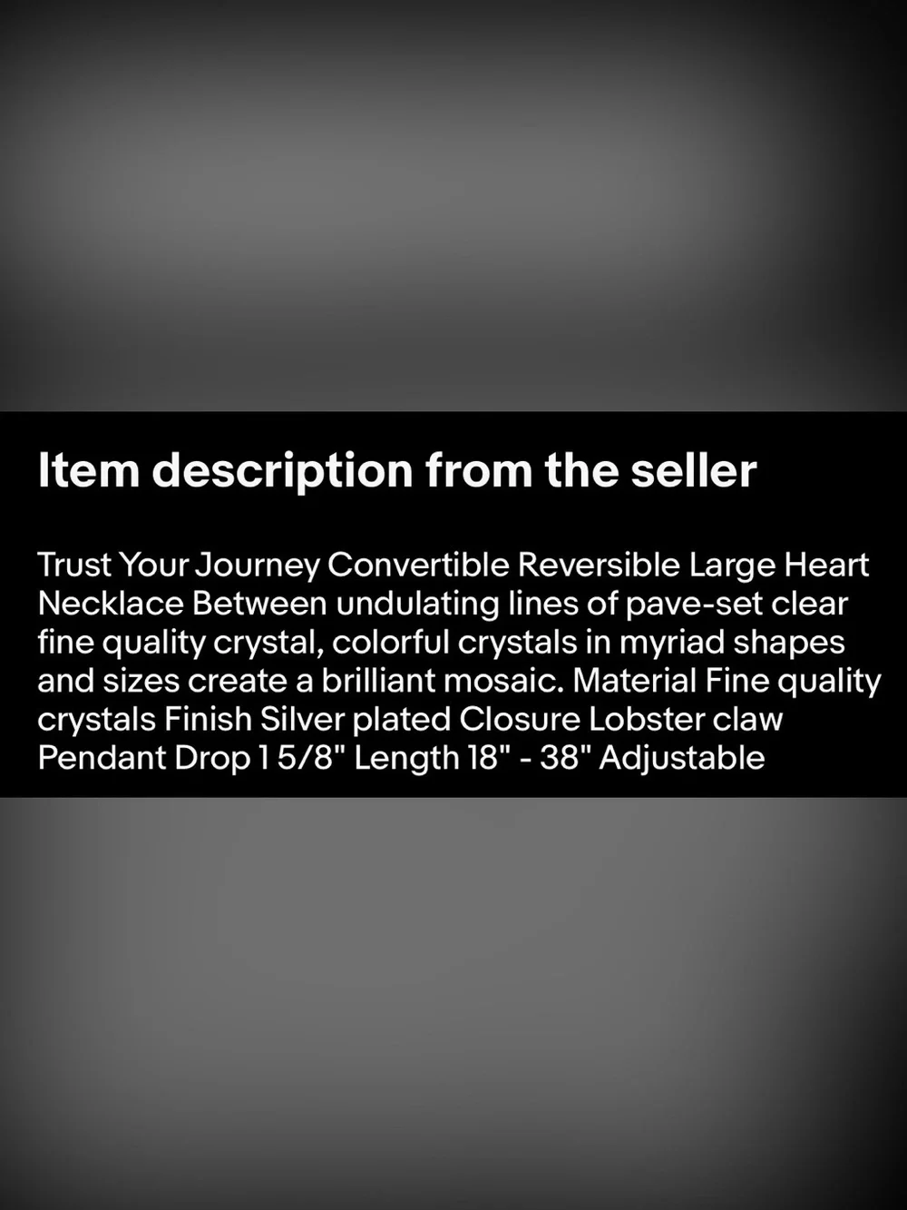🆕❤️BRIGHTON VTG+ SLVR SWAROVSKI CRYSTAL ‘TRUST YOUR JOURNEY’ SET! MSRP $265